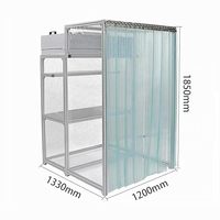 ZJNF ISO 6 Purification modulaire Cabines propres pour salle blanche avec différents niveaux de propreté fabriqués en usine à bas prix