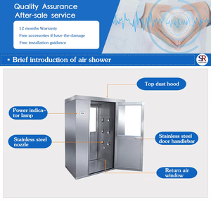 Douche d'air pour l'élimination de la poussière et la prévention de la pollution croisée dans les fermes de champignons - Product Image 2