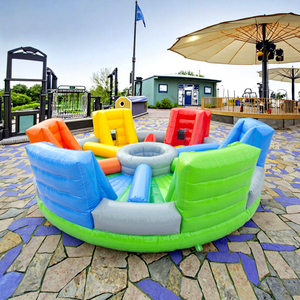 Juego Inflable Comercial Interactivo Hungry Hippo Chow, Juego Deportivo Inflable para Actividades al Aire Libre y Formación <span class=keywords><strong>de</strong></span> Equipos, para Adultos, Alquiler para Fiestas - Product Image 3