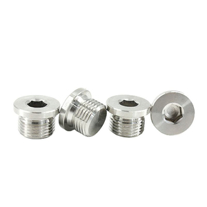 Tapón hexagonal macho de acero inoxidable A2 A4, estándar DIN908 G3/8 M12*1.5, en oferta. - Product Image 4