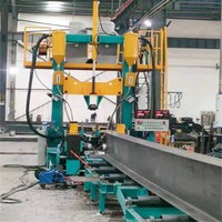 Máquina de Fundición a Presión con Control Inteligente Tres en Uno para Soldadura y Enderezamiento Automático de Vigas H de Estructura de Acero