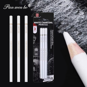 Panwenbo Nghệ Thuật Màu Trắng Than Graphite Bút Chì Thiết Lập Cho Phác Thảo Và Vẽ Ánh Sáng Cao Bút Trắng Cho Nghệ Sĩ Vẽ Tranh - Product Image 1