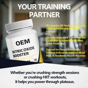 Suplementos de Óxido Nítrico Personalizados al por Mayor OEM |   2250 mg de Dosis Activa por Porción |   Producción a Granel de 90 Cápsulas - Product Image 6