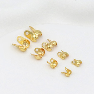 Butterfly Side Buckle 18K Gold Plated <b>Copper</b> DIY <b>Bracelet</b> Making Connection B96 - Product Image 2