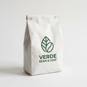 Sachets personnalisés en papier kraft brun recyclable pour thé et <span class=keywords><strong>café</strong></span> en grains avec valve, fermeture éclair et fond plat à soufflets latéraux – Vente en gros - Product Image 1