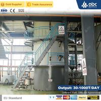 Usine Industrielle Complète de Raffinage d'Huile Comestible Brute pour le Traitement à Grande Échelle des Huiles Végétales, de Son de Riz, de Graines de Tournesol et de Poisson