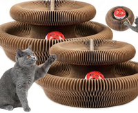 Jouet pour chat Magic Organ, pliable, résistant à l'usure, griffoir pour chat de grande taille, en carton ondulé, ne perd pas ses poils