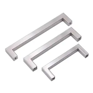 Cabinet Hardware Furniture Hardware Supplier Drawer Soft T Bar SS Door Handle Stainless Steel Tube Handle