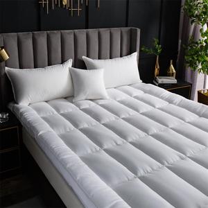 Hotel Mattress Topper White Goose Down Twin Bed Mattress Topper Mattress Pad