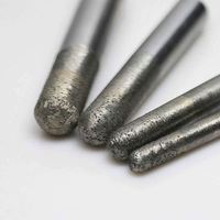Fabriqué en Chine Moulin Diamant CNC Routeur Bits Granit Marbre Pierre Gravure Bits CNC Outils pour Pierre Gravée