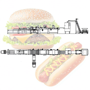 Línea de Producción de <span class=keywords><strong>Horno</strong></span> Túnel Automático para <span class=keywords><strong>Hamburguesas</strong></span> y Hot Dogs Yoslon, 12000 Piezas/h - Product Image 1