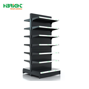 Étagères de présentation pour la vente au détail à grande échelle, en acier laminé à froid Q235, capacité de 80 kg/étagère, avec zonage de catégories, pour magasins - Product Image 6