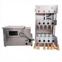 Nouvelle machine industrielle à prix d'usine pour la fabrication de cornets comestibles, de bonbons, de chocolat, de crème glacée, de gaufres et de tasses à café en acier inoxydable 304