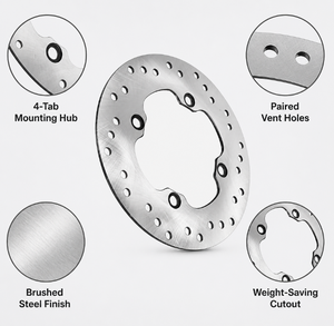 Disque de frein arrière de moto pour Honda Tiger <span class=keywords><strong>Revo</strong></span> 135 – Pièce de rechange modifiée, vente en gros, personnalisée - Product Image 1