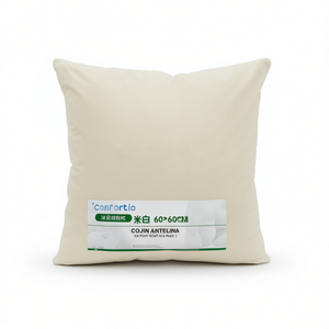 Cuscini e Imbottiture Antelina Ice Point Velvet Bianco Riso 60*60 - Product Image 1