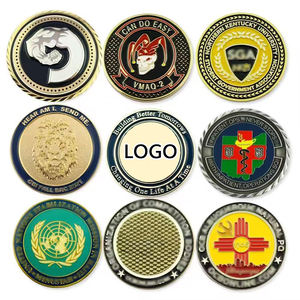 工厂价格定制纪念品风扇硬币带标志3D金银黄铜金属定制挑战硬币 - Product Image 3