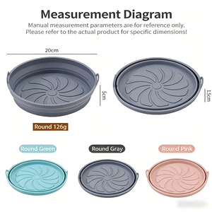 Molde de Silicona Plegable para Pastel con Asas, Venta al Por Mayor |   Bandeja para Hornear Resistente al Calor, Apta para Alimentos, Ecológica, para Horno y Microondas - Product Image 2