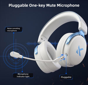 <span class=keywords><strong>Casque</strong></span> de jeu filaire-sans fil 7.1 FPS, batterie 2000 mAh, micro anti-bruit IA 360°, faible latence, étanche IPX4, DJ, sport, PC - Product Image 2