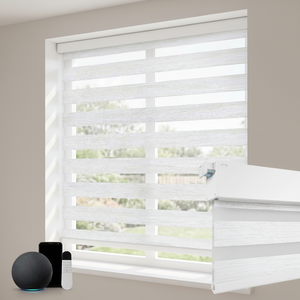 Persianas Zebra de la <span class=keywords><strong>Mejor</strong></span> <span class=keywords><strong>Calidad</strong></span>, Sin Taladro, <span class=keywords><strong>Precio</strong></span> al por Mayor, 100% Tela de Poliéster, Inalámbricas, Motorizadas Inteligentes para Hotel y Oficina - Product Image 3