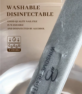 <span class=keywords><strong>Lima</strong></span> de uñas de esponja de doble cara personalizable, <span class=keywords><strong>lima</strong></span> de esmeril gruesa, <span class=keywords><strong>lima</strong></span> de uñas de esponja curvada - Product Image 2