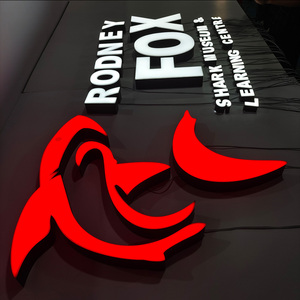 Tùy Chỉnh Made Led Tên Công Ty Và Logo Dấu Hiệu Cửa Hàng Phía Trước Chiếu Sáng Rgb Kênh Dấu Hiệu Led Logo - Product Image 6