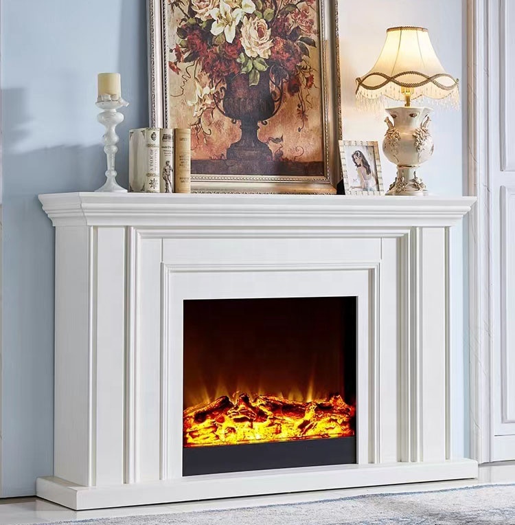 Manufacturer Decorative Wood Fireplaces LED Flame