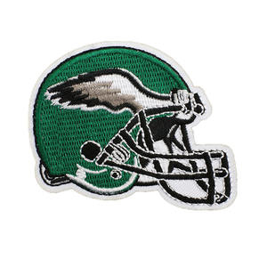 Groothandel op maat gemaakte nieuwe American Football team Philadelphia Eagles patch logo strijk-op borduurwerk ideaal - Product Image 2