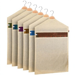 Bolsa de viaje hecha a mano para traje colgante bohemio de algodón 100% para ropa de mamá o bolsas de regalo de almacenamiento a prueba de polvo Sari - Product Image 1