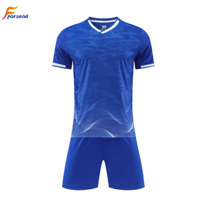 Maillots de football personnalisés en polyester respirant à manches courtes pour équipes de soccer – Vente en gros - Product Image 1
