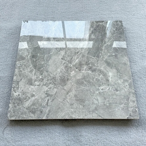 Carreaux de porcelaine effet marbre gris poli de haute qualité, 60 x 60, 60*60, pour sol, Guangzhou Foshan, luxe, haute qualité - Product Image 1