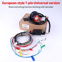 Kit de câblage universel 7 broches pour remorque européenne avec décodeur CAN-Bus et relais de bypass pour système d'éclairage de remorquage de caravane et camping-car