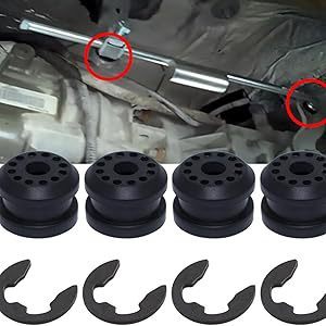 Douille à bride pour arbre de 6,2 mm, longueur 11,5 mm, à sertir, pour clip de retenue du câble de changement de vitesse de transmission Dodge Ram 1500 - Product Image 5