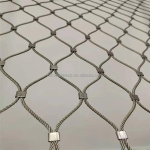 Flexible Woven Stainless <b>Steel</b> <b>Wire</b> Rope <b>Mesh</b> 30MM Aperture 1.5MM Diameter with Cutting & Bending Services for Farm Fence - Product Image 3