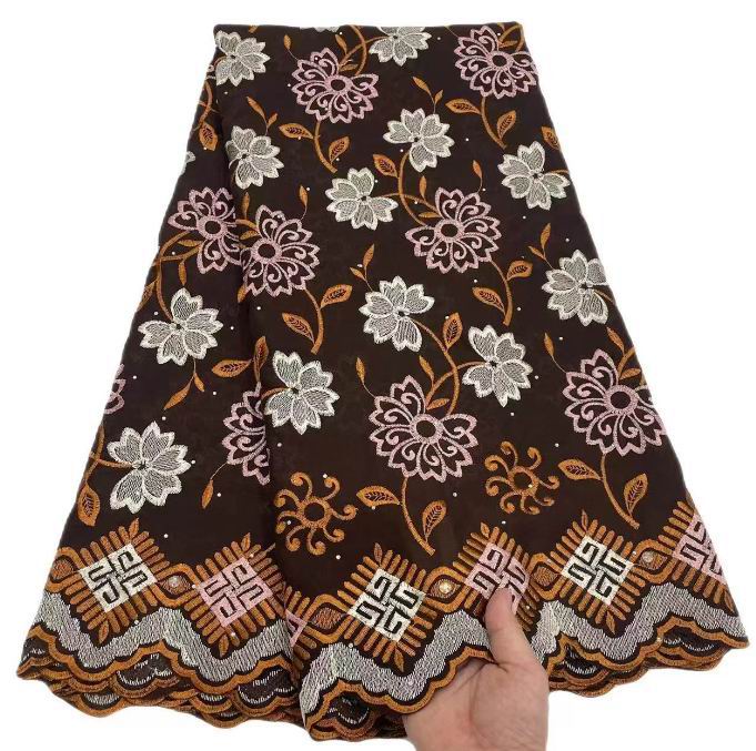 African Style Voile Lace High Quality Fabric for Womenswear
