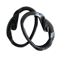 Clips en plastique agricole pour relier les filets d'ombrage, crochets en C noirs, connecter les œillets avec un filet métallique