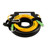 Carga ficticia Fibra óptica Anillo-rollo Tipo 1km 2km SC/APC OTDR Launch Cable Box