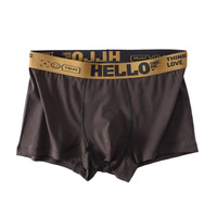 Caleçons Boxers d'Été pour Hommes en Coton Tricoté Uni, Taille Mi-Haute, Respirants, Vente en Gros ODM, Prise en Charge du Dropshipping, Meilleures Ventes