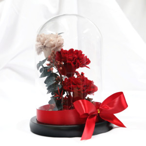 Shangji — fleurs éternelles de luxe en verre, 4 m, pour <span class=keywords><strong>une</strong></span> grande plante fraîche, dôme en verre, vente en gros - Product Image 4