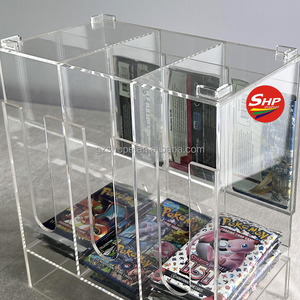 SHP vente en gros 3 slots <span class=keywords><strong>Pokemon</strong></span> série renforcer Pack acrylique distributeur résistant aux ultraviolets <span class=keywords><strong>Pokemon</strong></span> série carte Pack présentoir - Product Image 4