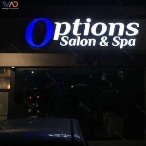 Letreros de Canal 3D Personalizados para Edificios Comerciales al Aire Libre con Iluminación Decorativa y Transformador de Corriente para Empresas - Product Image 3