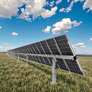 Sistema de Rastreamento de Painéis Solares com Acionamento de Eixo Único Otimizado para Energia e Controle Astronômico por IA - Product Image 1