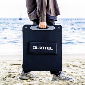 OUKITEL แผงโซลาร์พับได้ กันน้ำ IP68 พกพาสะดวก กำลังไฟ 200W 400W สำหรับสถานีไฟฟ้าพกพา - Product Image 3
