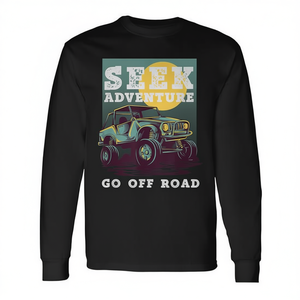 Camiseta Promocional Seek Adventure 4x4 Off-Road Buggy Mudding de Manga Larga con Tracción en las 4 Ruedas - Product Image 2
