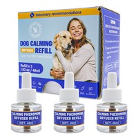 Recharge en gros pour diffuseur apaisant pour chiens, lot de 3 flacons de 48 ml de liquide apaisant pour chiens, emballage personnalisé OEM