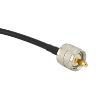 CB Radio Jumper kabel UHF PL259 laki-laki untuk laki-laki RG58 Coax kabel Jumper 1m untuk CB Ham Radio amatir Antena Transceiver seluler