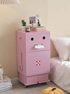 मल्टी फंक्शन डेक लिविंग रूम लकड़ी के रोबोट मध्ययुगीन राणा रोबोट साइड कैबिनेट बेडसाइड टेबल - Product Image 6