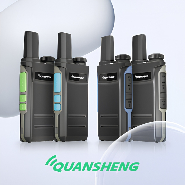 BF-888S UHF Kids Walkie Talkie Handheld Transceiver 16CH 1500mAh Two Way Radio with 2W Output Power DMR Type