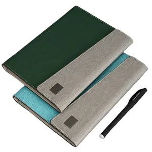 Luxury Convention Printing Self Care Journal Agenda With Pen New Year Corporate Leather Cover Notebook Gift Set Box