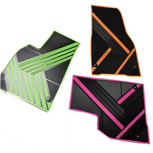 The New Trend Say Goodbye to Traditional Foot Mats Fashion Style Latex Glow-in-the-dark Car Mat <strong>Sets</strong> - Product Image 1