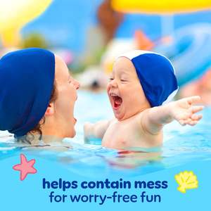 Pañales de Natación Splashers 100% al por Mayor, Talla 4 (20-30 lb), Paquete de 18 Pañales Desechables para Bebés - Product Image 3